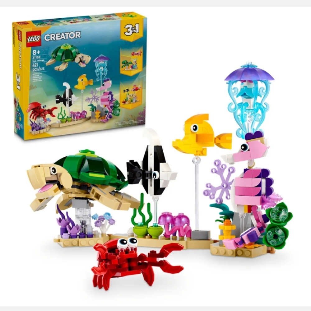 LEGO #31158 Creator 3-in-1 Sea Animals